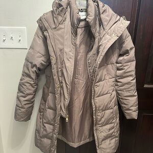 Cole Haan Tan Puffer Winter Women’s Jacket